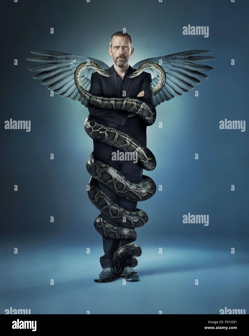 Original Film Title: HOUSE M. D..  English Title: HOUSE, M. D..  Film Director: KEITH GORDON; BRYAN SINGER.  Year: 2004.  Stars: HUGH LAURIE. Credit: FOX BROADCASTING COMPANY / HUMBERT, SCOTT / Album Stock Photo