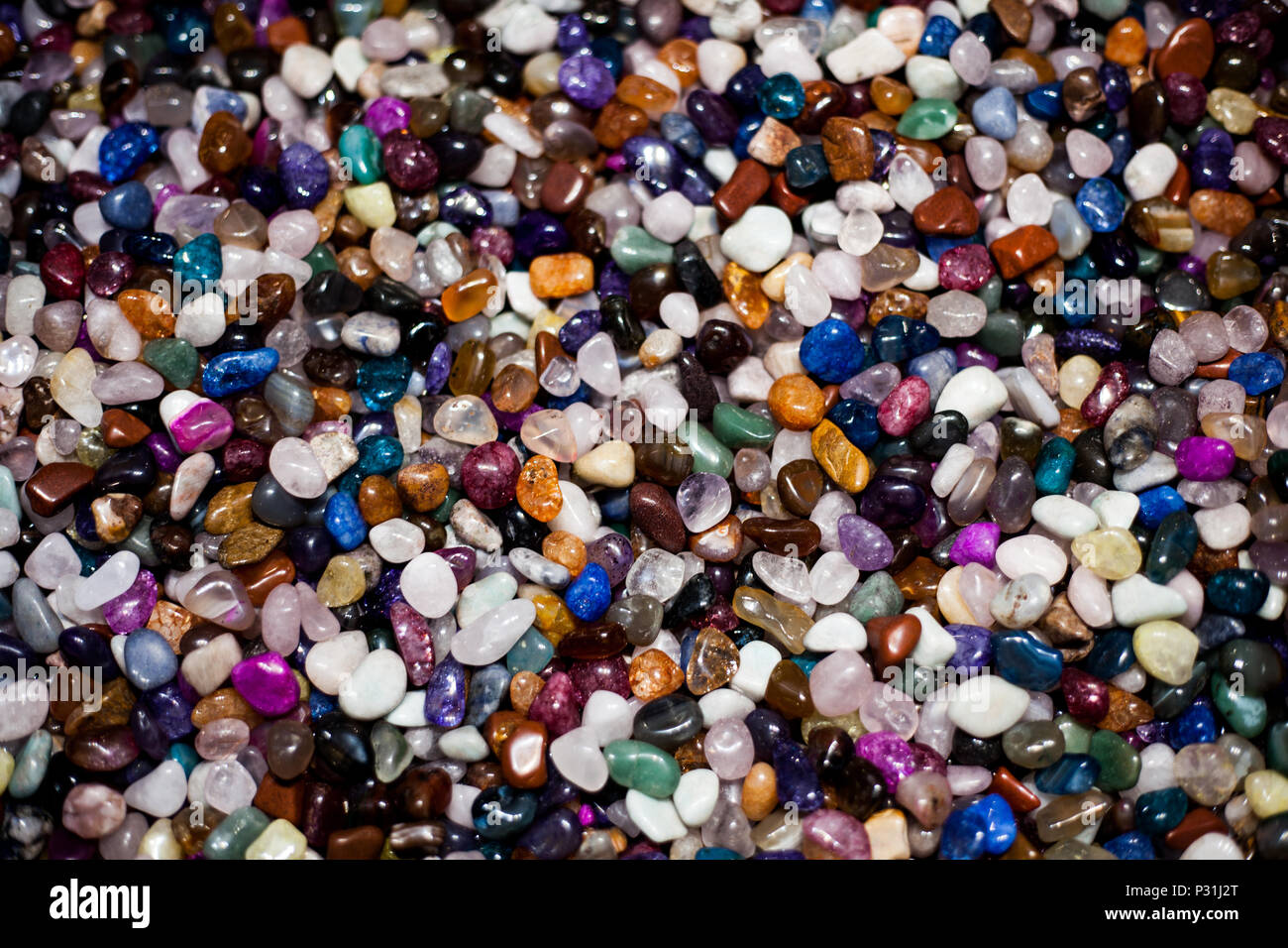 Colorful Background With Small Stones Abstract Background With