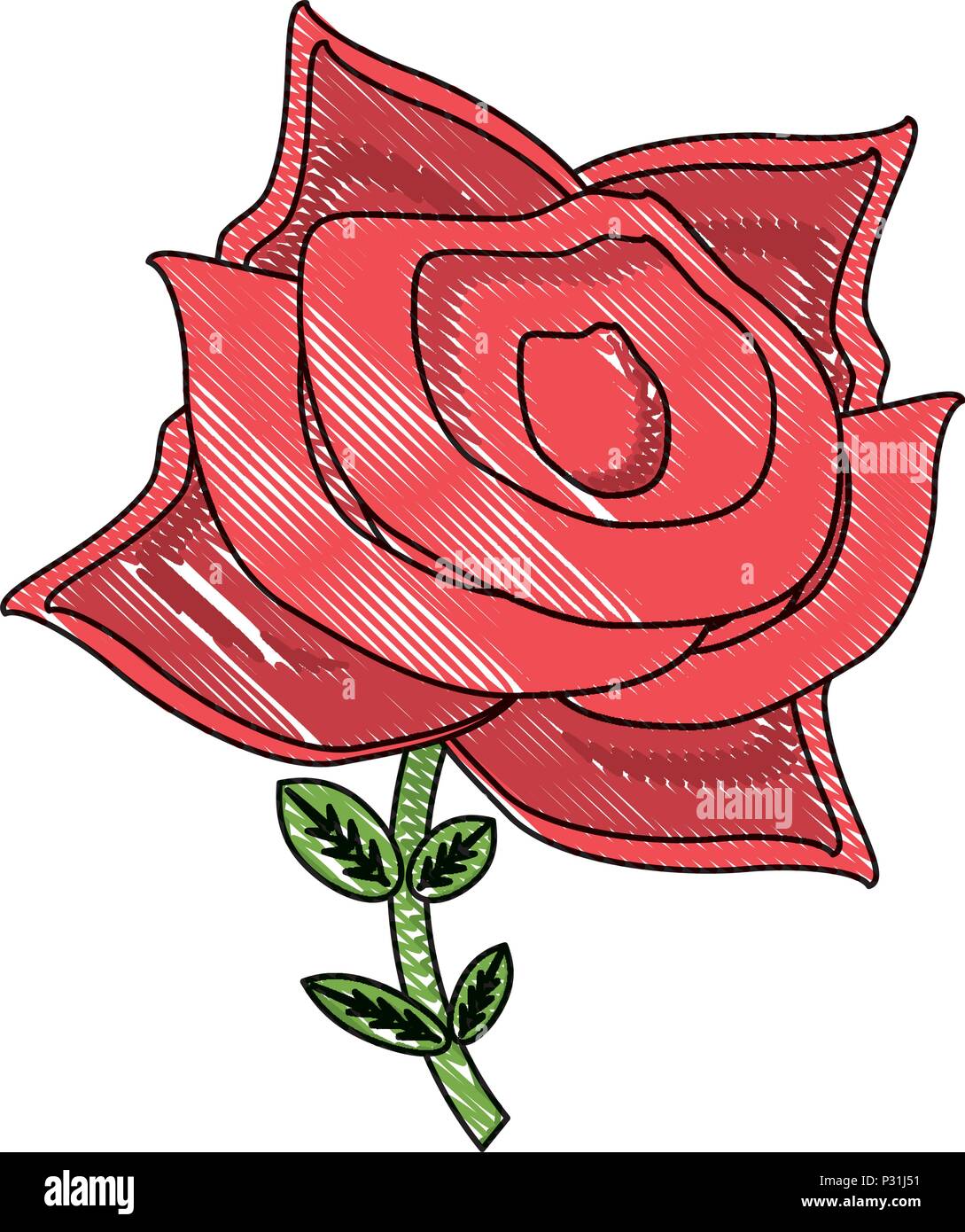 poppy flower icon over white background, vector illustration Stock ...