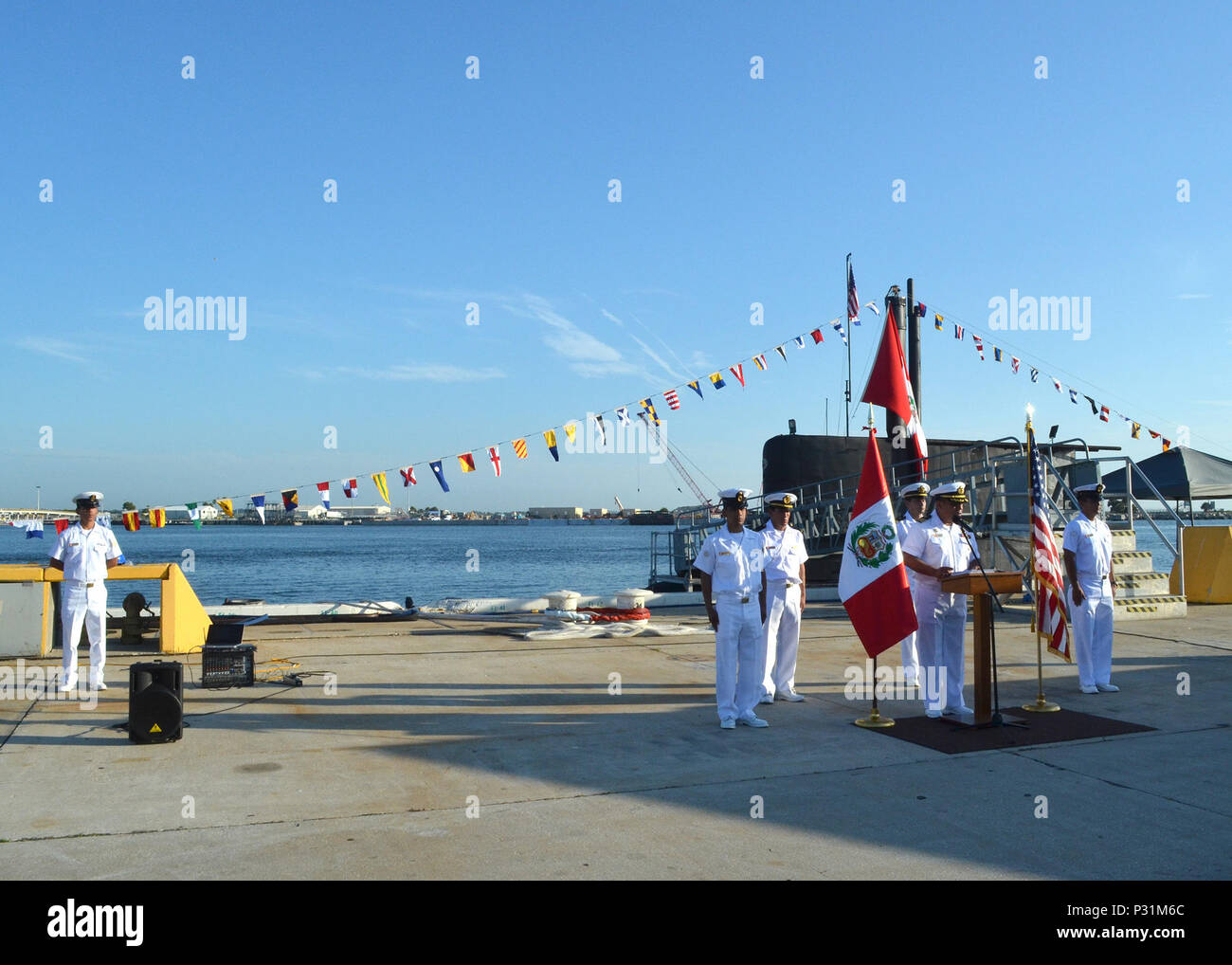 MAYPORT, Fla. (Aug. 19, 2016) Cmdr. Percy Suarez, commanding officer
