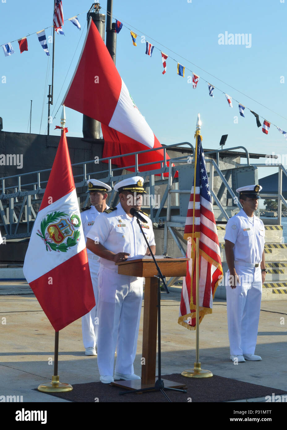 MAYPORT, Fla. (Aug. 19, 2016) Cmdr. Percy Suarez, commanding officer
