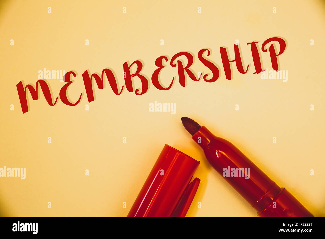 Handwriting texts Membership. Concept meaning Being member Part of a ...