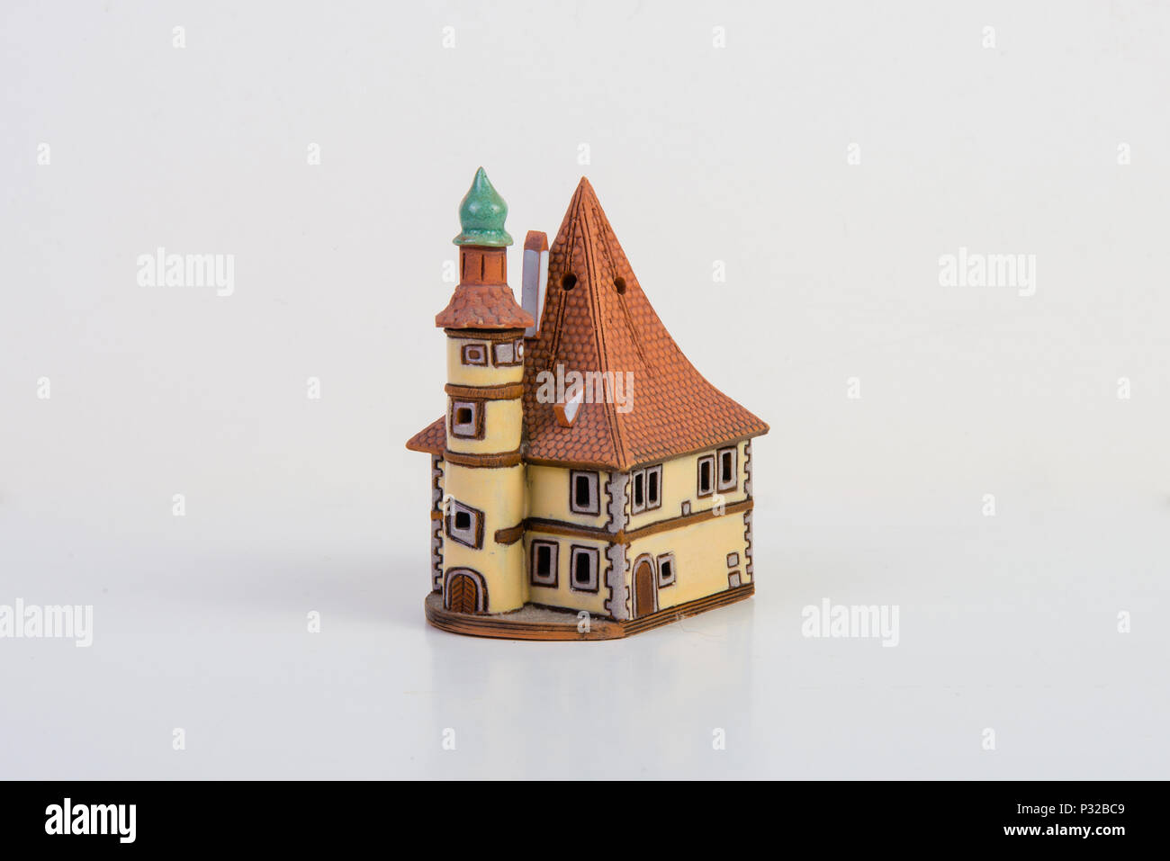 Decorative candle house Stock Photo Alamy
