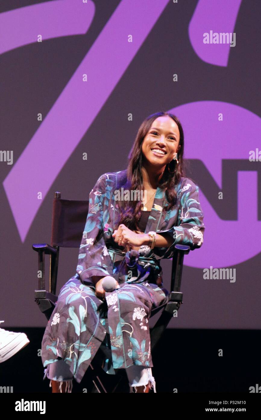 Miami, FL, USA. 16th June, 2018. Karrueche Tran at the Claws screening