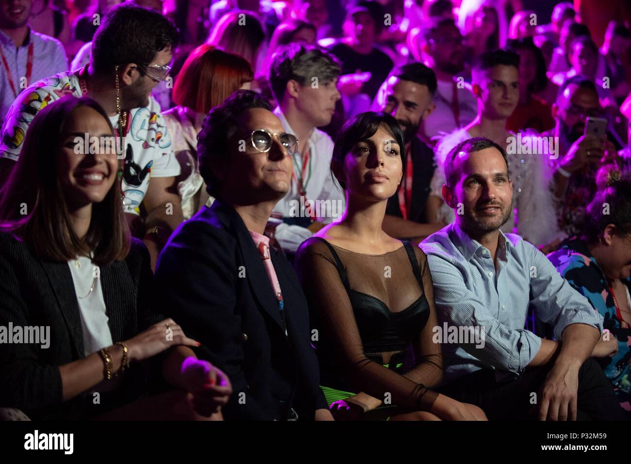 Georgina Rodriguez in the photocall during the Gran Canaria Moda Calida Fashion 2018 in Gran Canaria on Thursday, June 14, 2018 Stock Photo