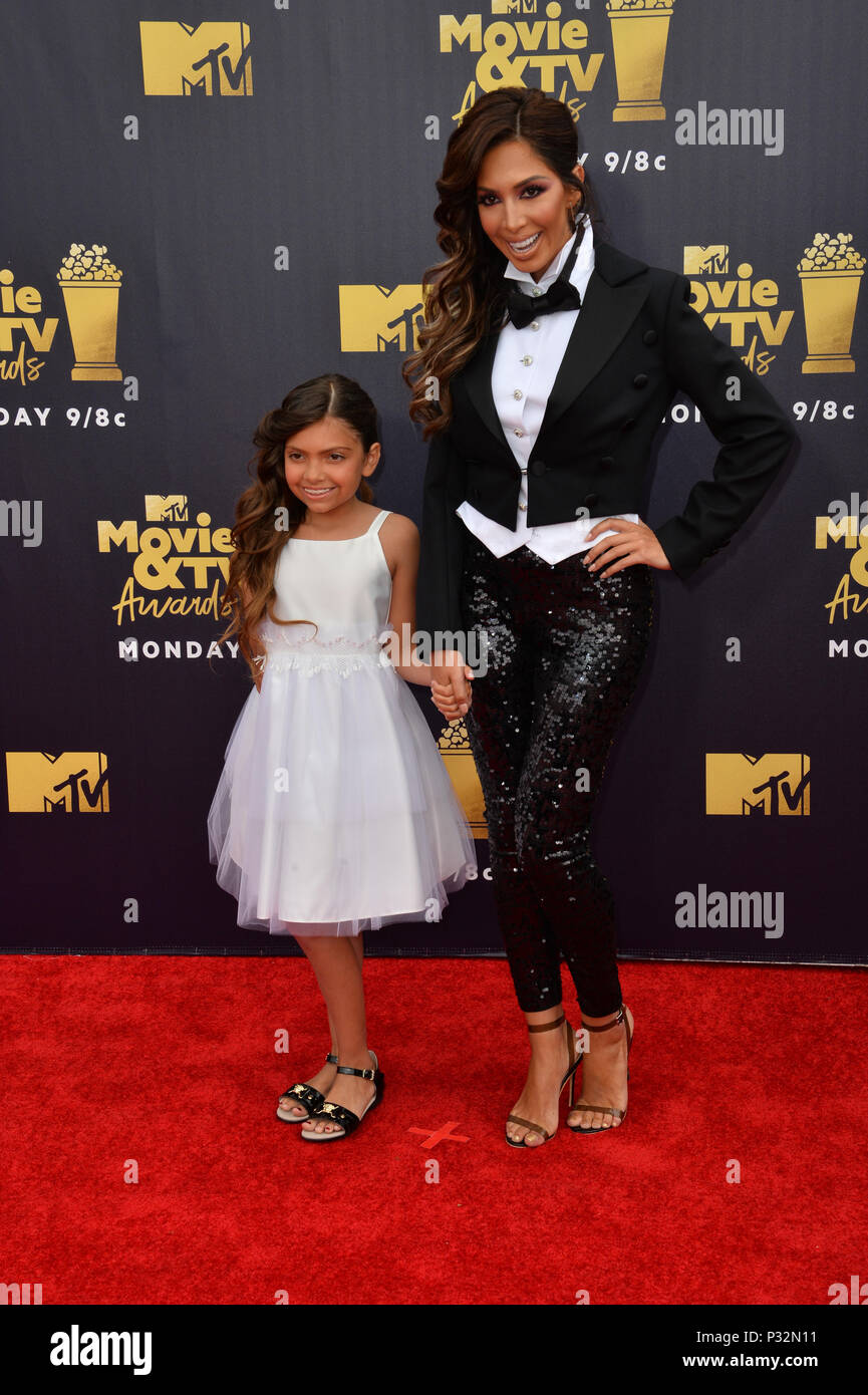 Santa Monica, Californa, USA, . June 16, 2018: Farrah Abraham & Sophia
