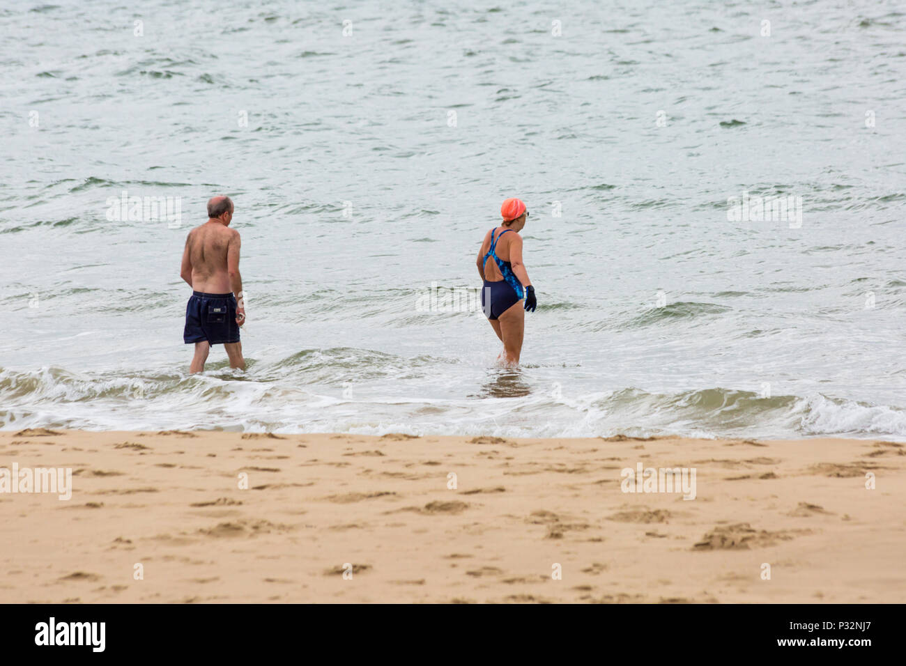 Mature woman swimming costume hi-res stock photography and images - Alamy