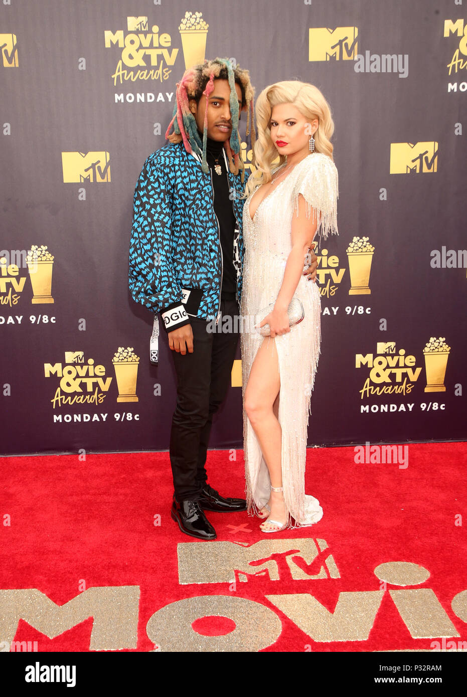 SANTA MONICA, CA - JUNE 16: Chanel West Coast, Guest, at the 2018 MTV