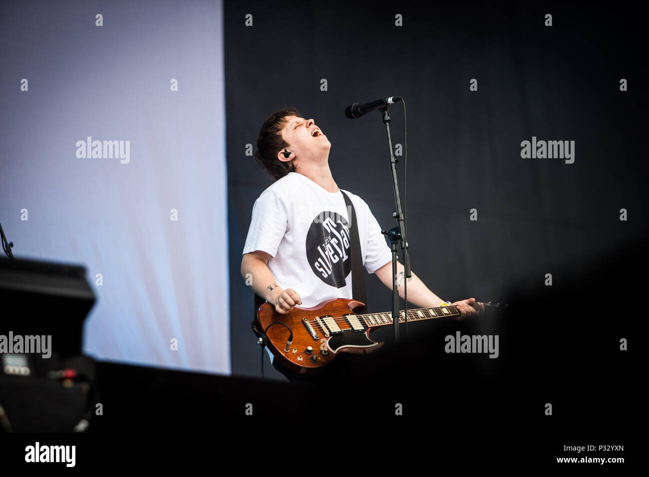 Landgraaf, Netherlands 16th June 2018 Nothing But Thieves perform live at Pinkpop Festival 2018 © Roberto Finizio/ Alamy Live News Stock Photo