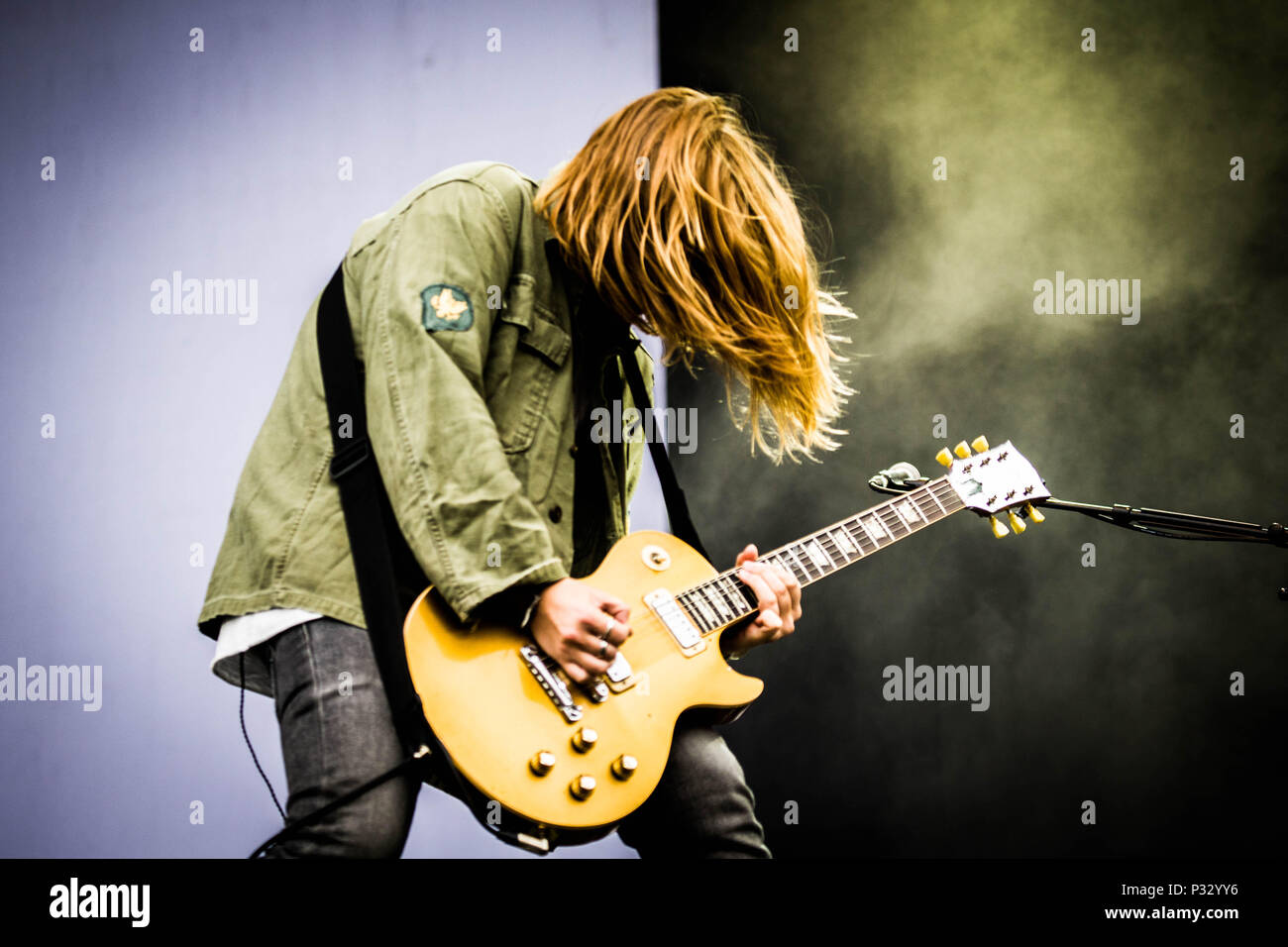 Landgraaf, Netherlands 16th June 2018 Nothing But Thieves perform live at Pinkpop Festival 2018 © Roberto Finizio/ Alamy Live News Stock Photo