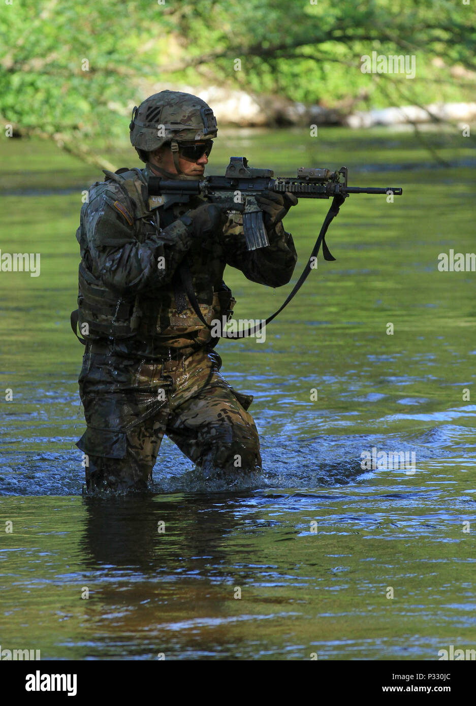 TRZEBIEN, Poland – Spc. Christopher Reed, infantryman with Company D ...