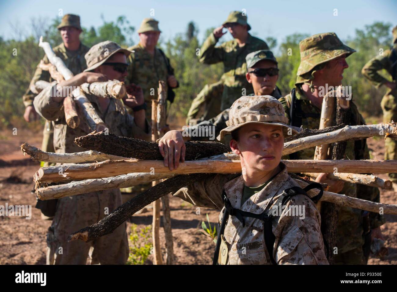 Australian army soldiers bravo hi-res stock photography and images - Alamy