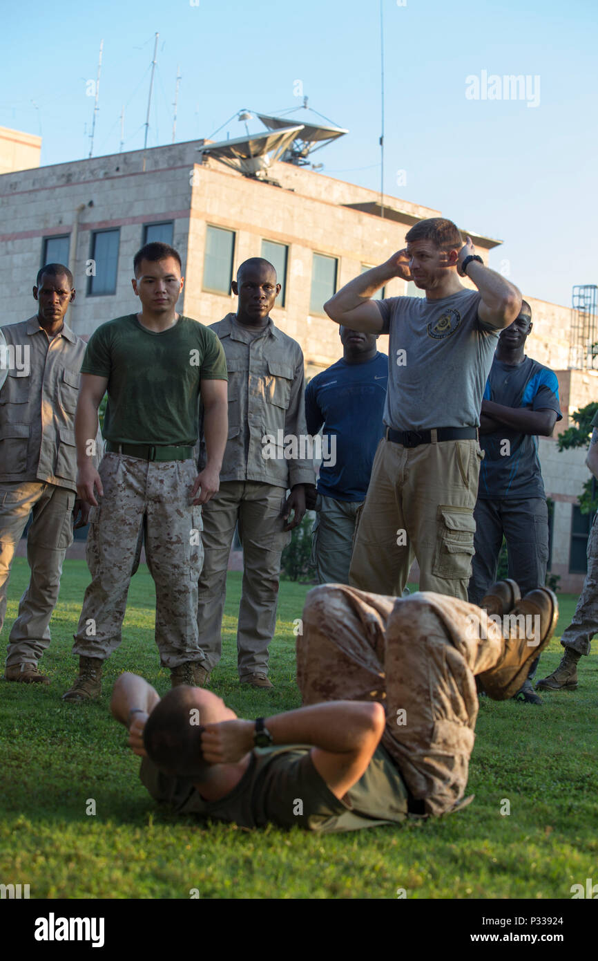 U.S. Marine Corps Detachment Commander Staff Sgt. Paul Rogers