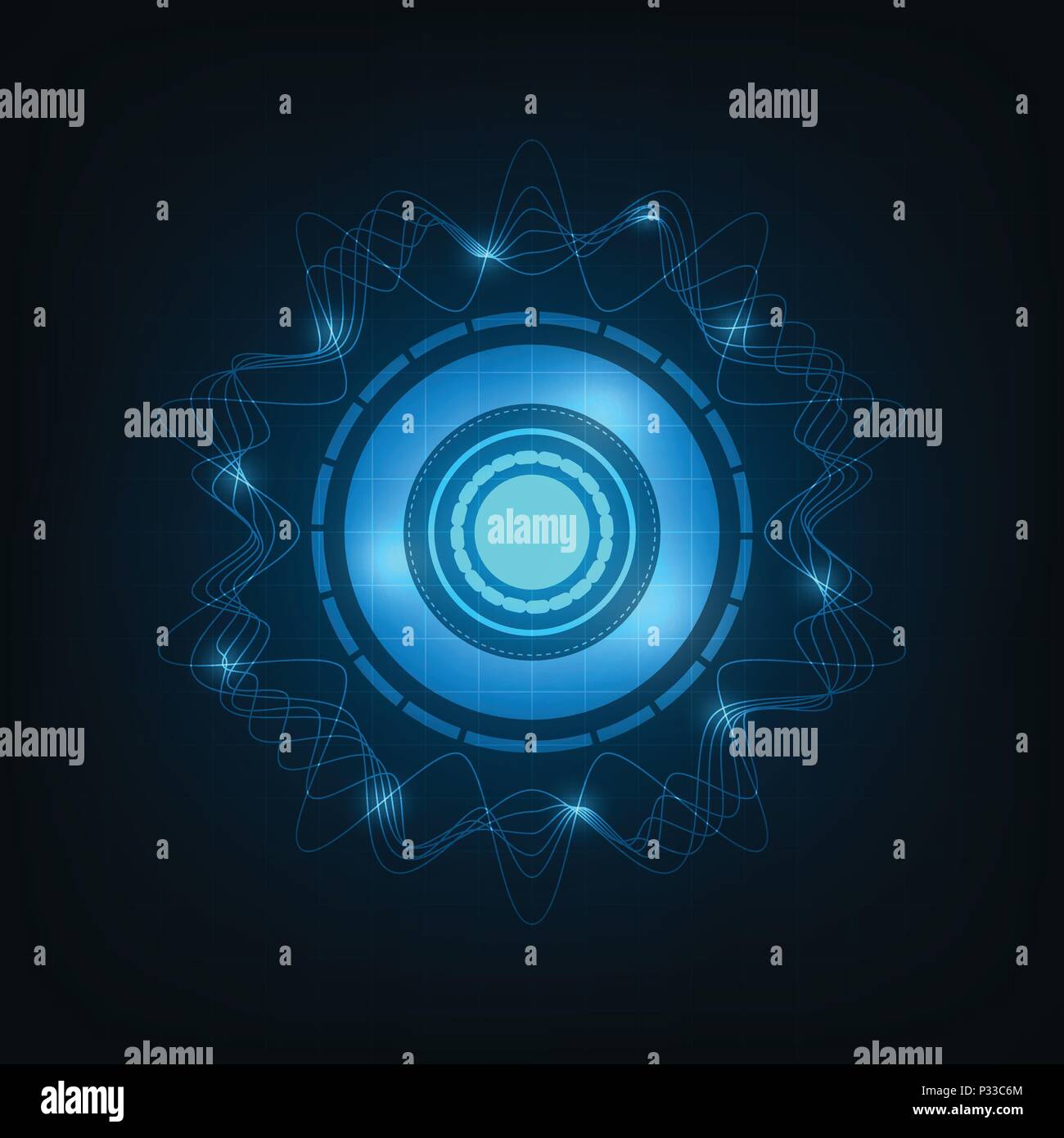 Various types of audio technologies. Stock Vector
