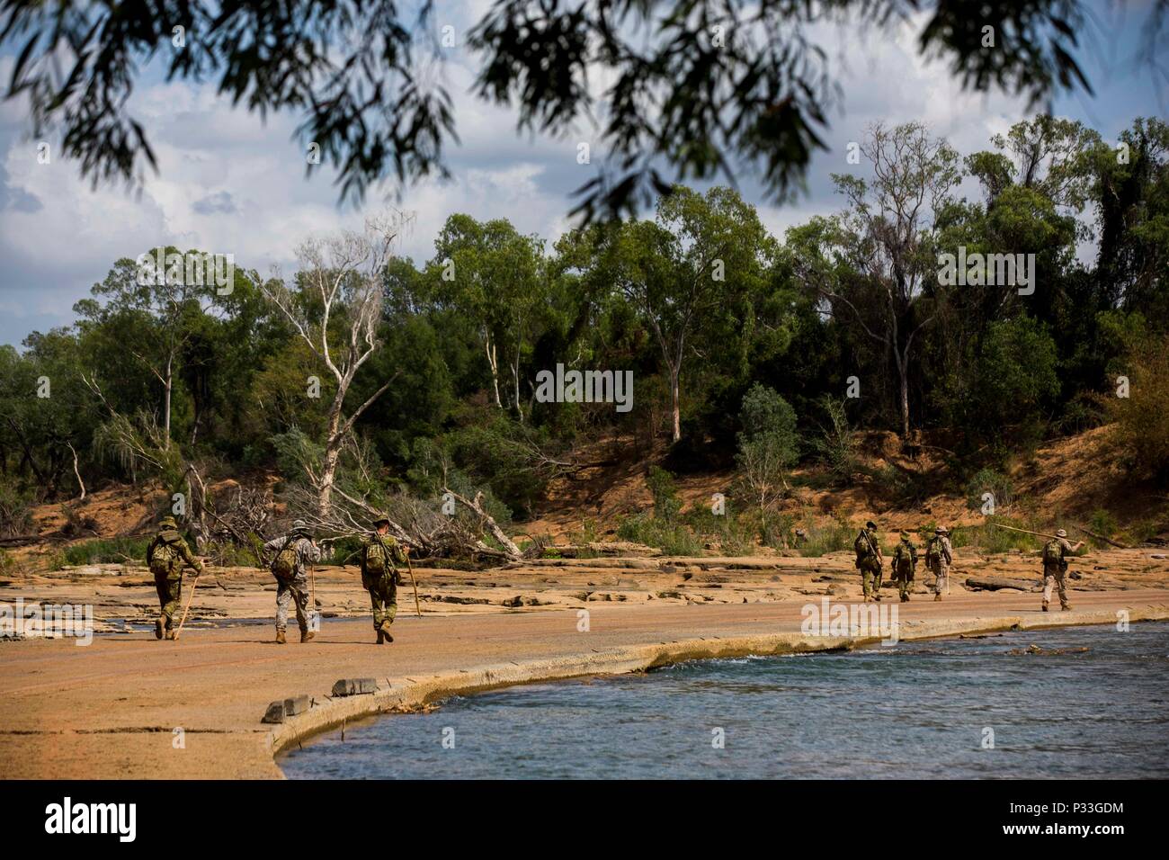 Australian army soldiers bravo hi-res stock photography and images - Alamy