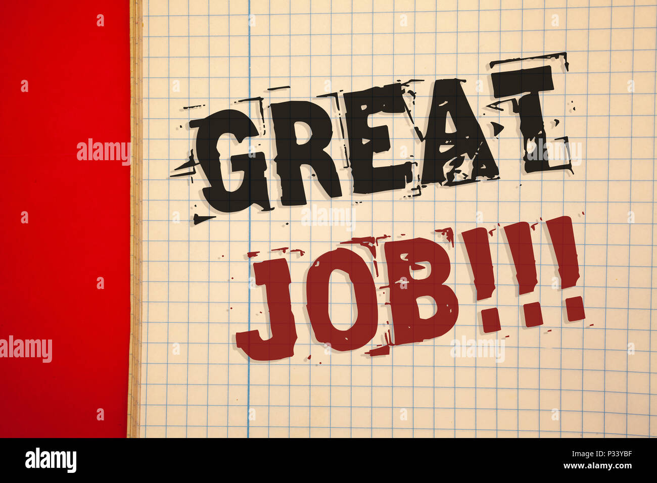Words Writing Textss Great Job Motivational Call Business Concept For Excellent Work Well Done Good Results Compliment Stock Photo Alamy