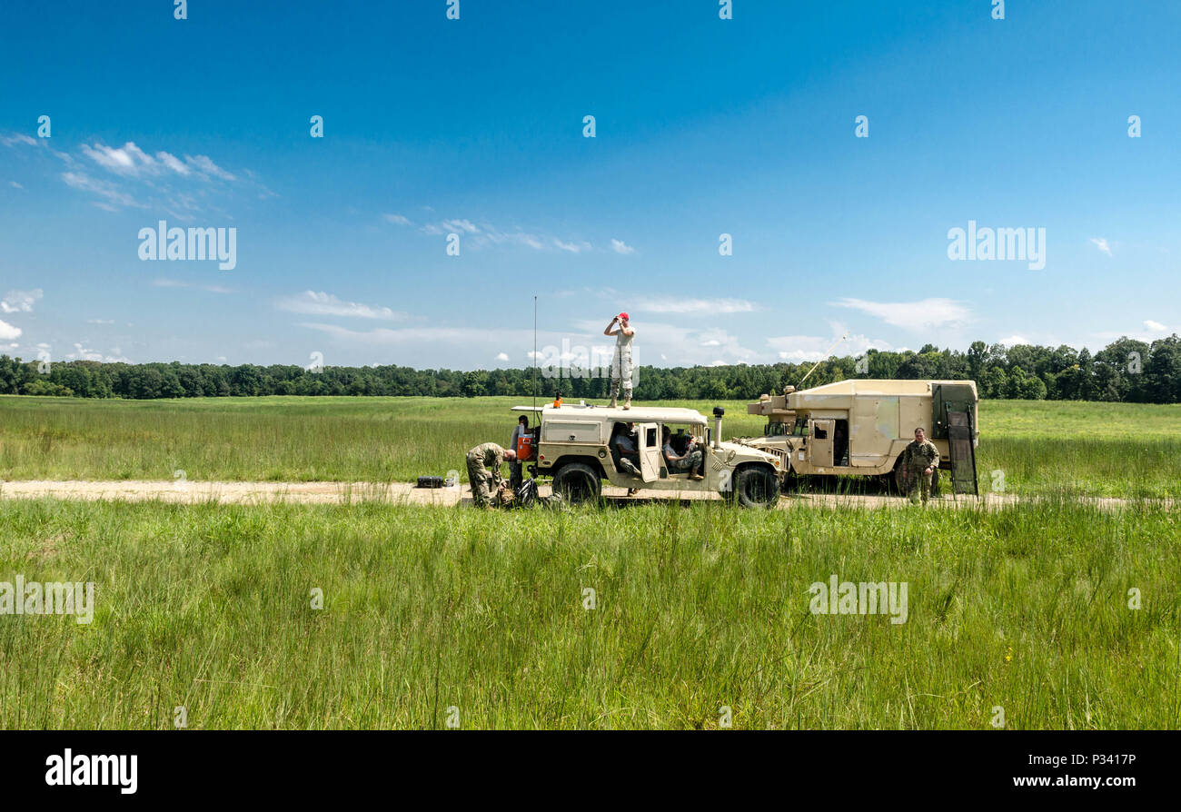 FORT CAMPBELL, KY. Members of the 861st Quartermaster Company on the