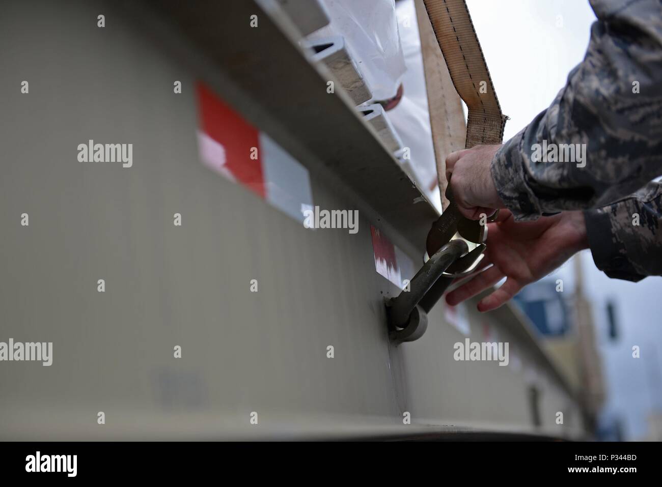 Staff Sgt. Andrew Welch, 554th RED HORSE Squadron construction ...