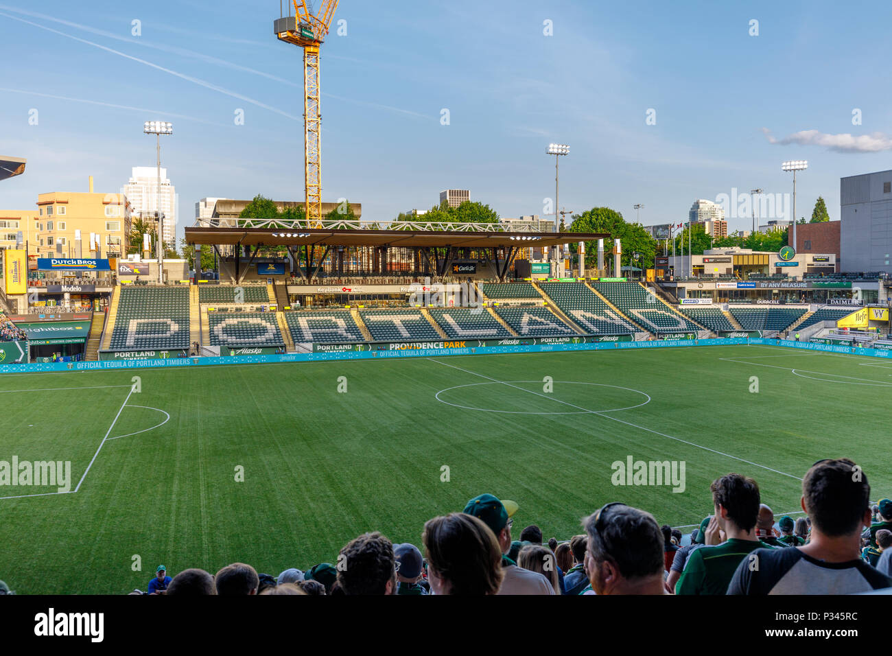 Portland, Oregon - June 6, 2018 : Portland Timbers vs San Jose