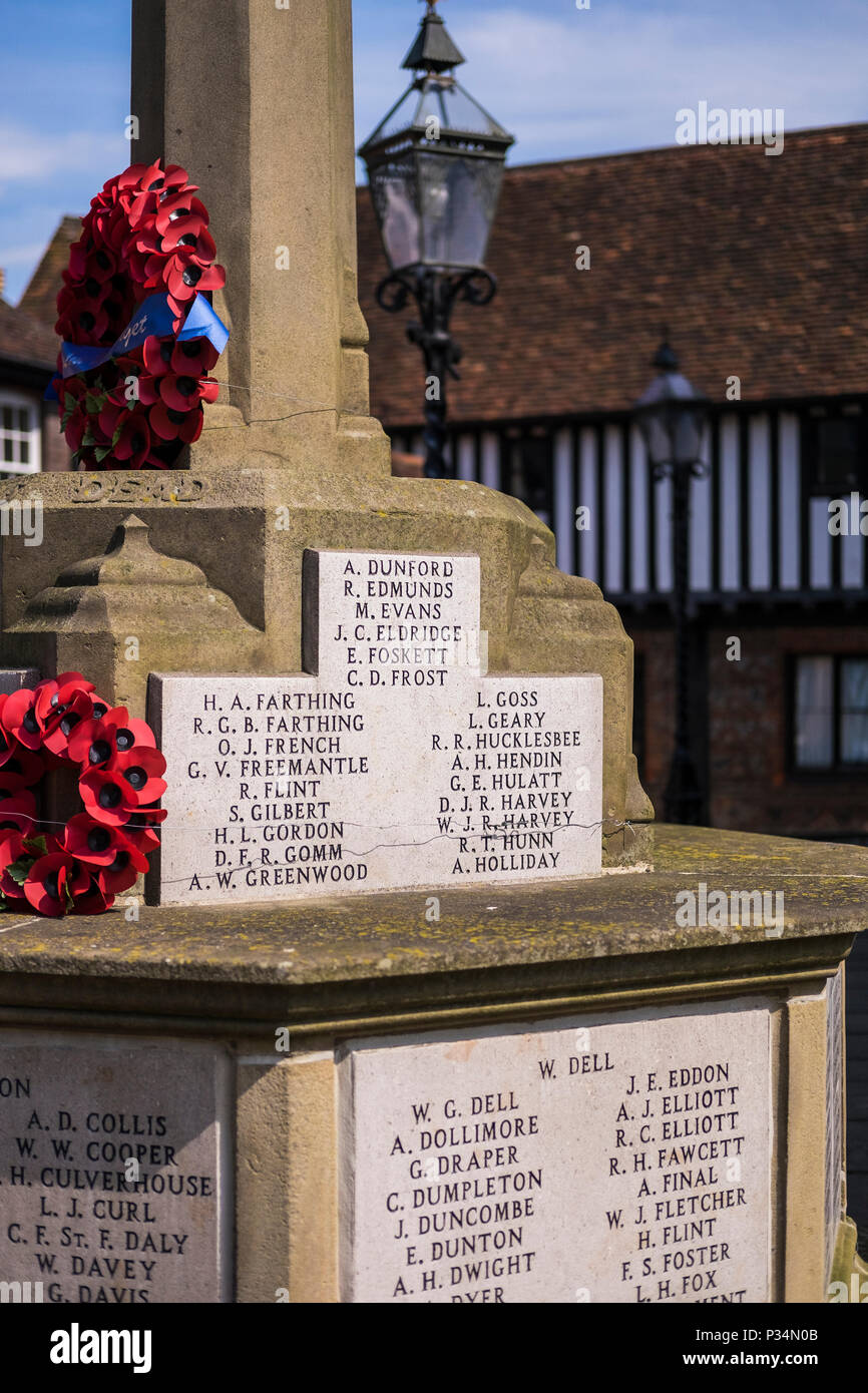 Berkhamsted is a small historic market town in the Chilterns, Hertfordshire, England, U.K. Stock Photo