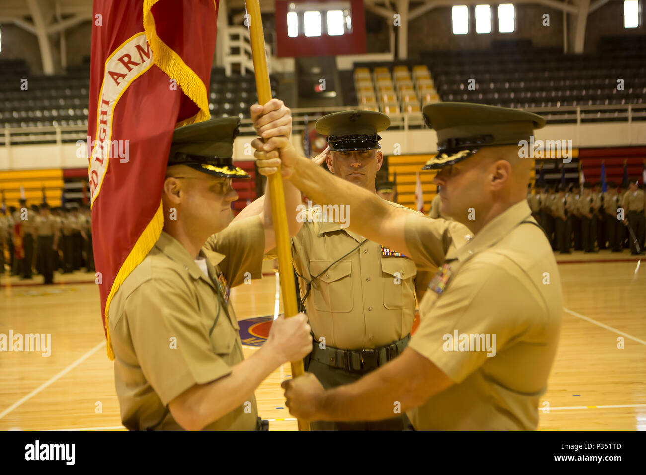 U.S. Marine Corps Lt. Col. Mark R. Liston, the outgoing commanding ...
