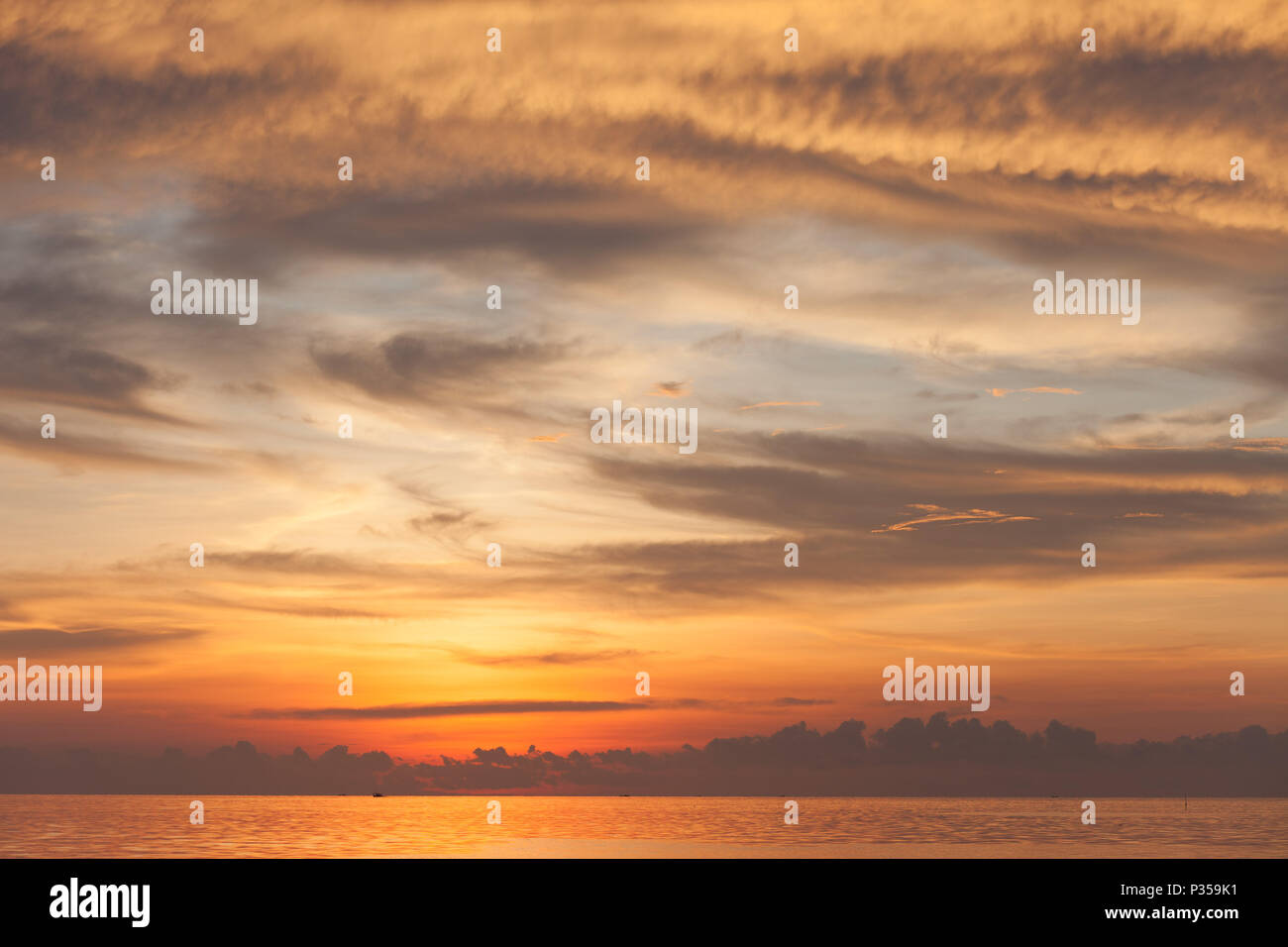 Sunset over Karimunjawa, Java, Indonesia Stock Photo - Alamy