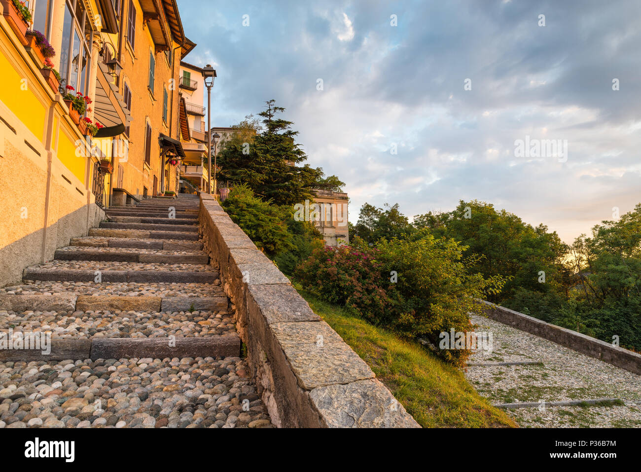 Sacro Monte of Varese (Santa Maria del Monte), medieval village, Italy ...