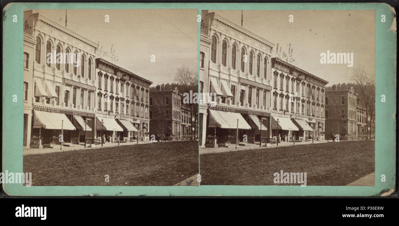 75 Cooperstown, New York , by Smith, Washington G., 1828-1893 Stock Photo