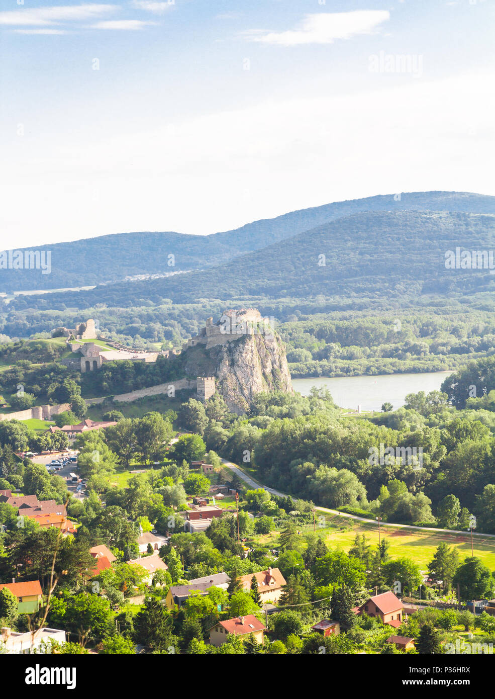 Devin castle in Bratislava Slovakia Stock Photo