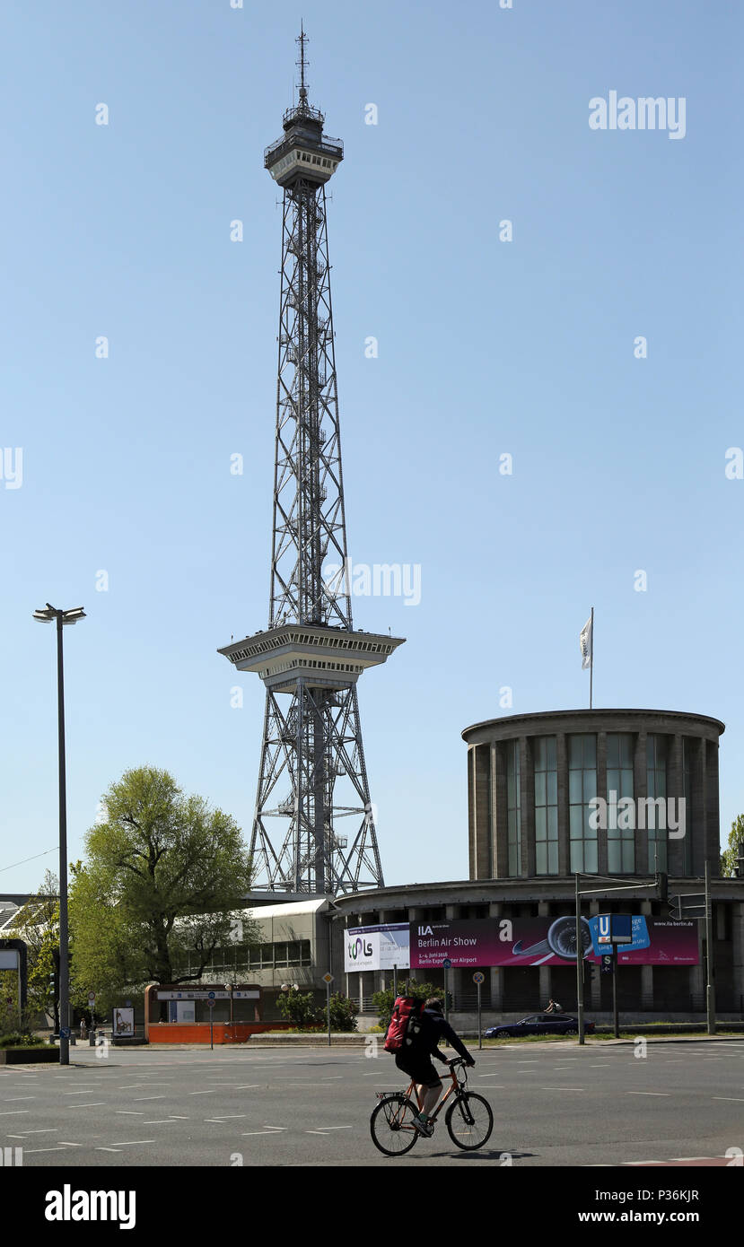 Berlin, Germany, the Berlin radio tower Stock Photo