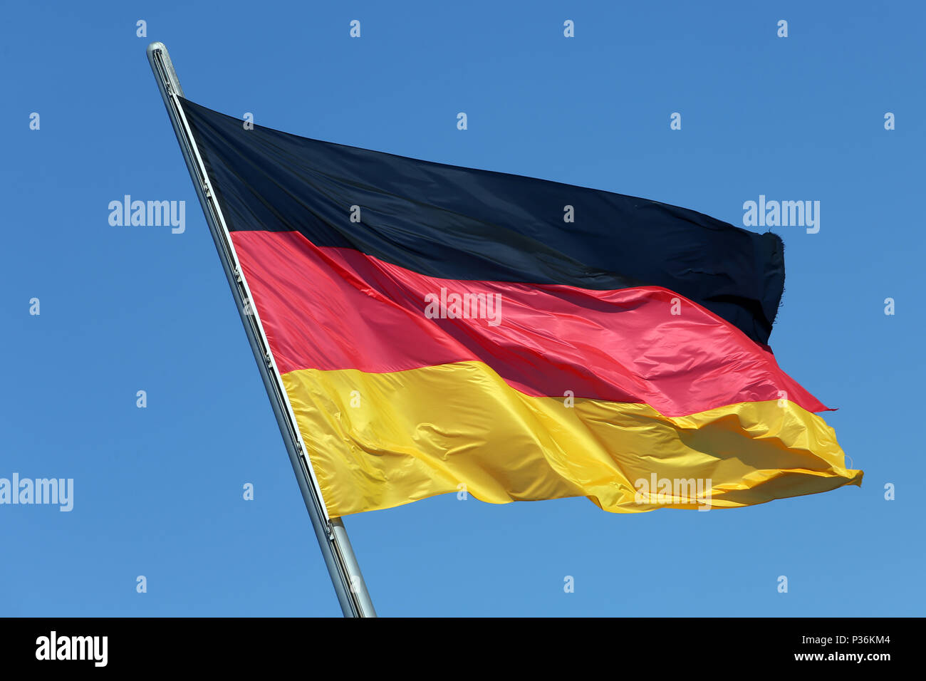 Berlin, Germany, Germany flag Stock Photo