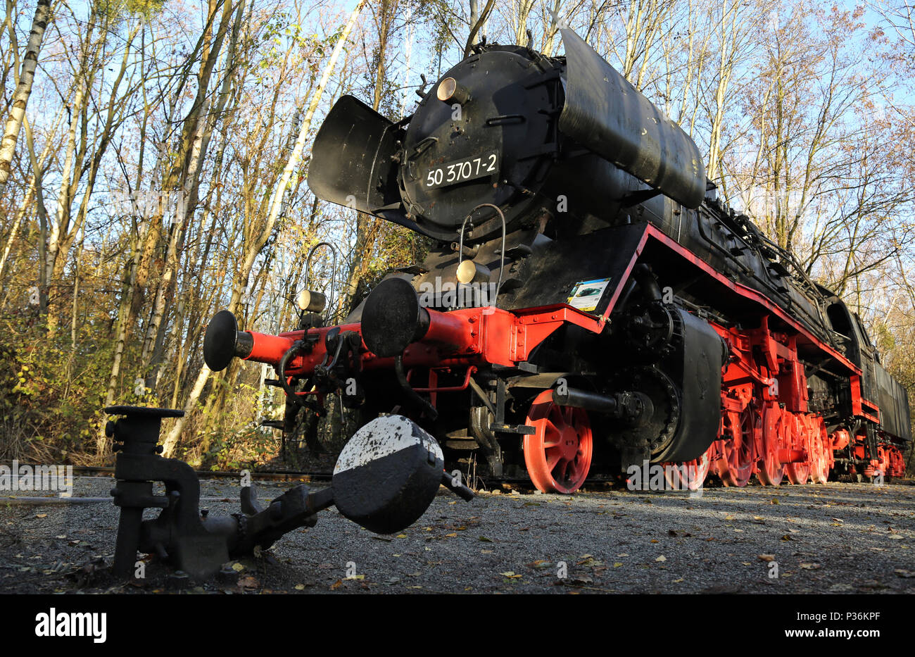 Berlin, Germany, cargo locomotive class 50 Stock Photo