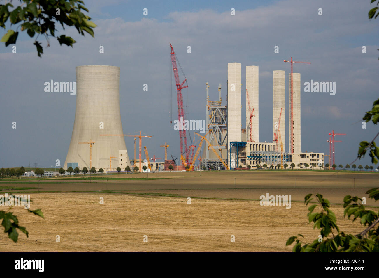 Coal plant construction crane hires stock photography and images Alamy