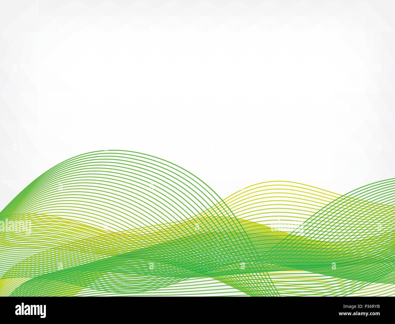 abstract vector waved line background - green and yellow Stock Vector ...