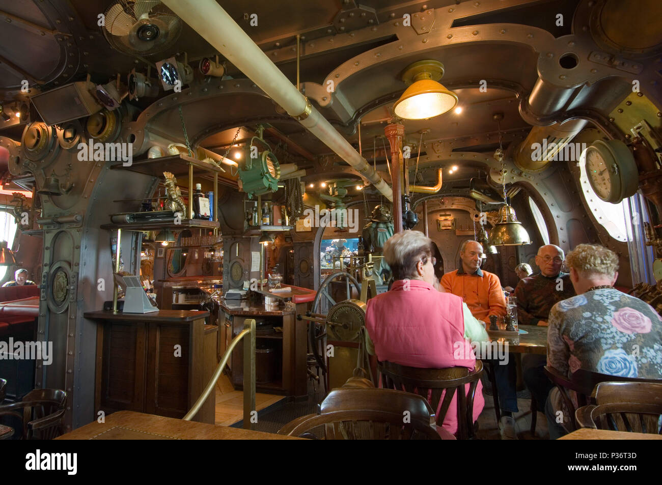 Putbus, Germany, big counter in the restaurant Nautilus in Neukamp Stock  Photo - Alamy