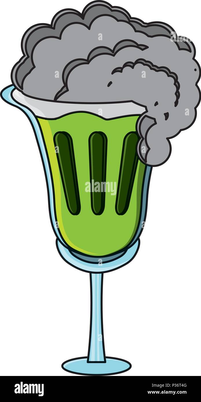 irish beer glass over white background, vector illustration Stock