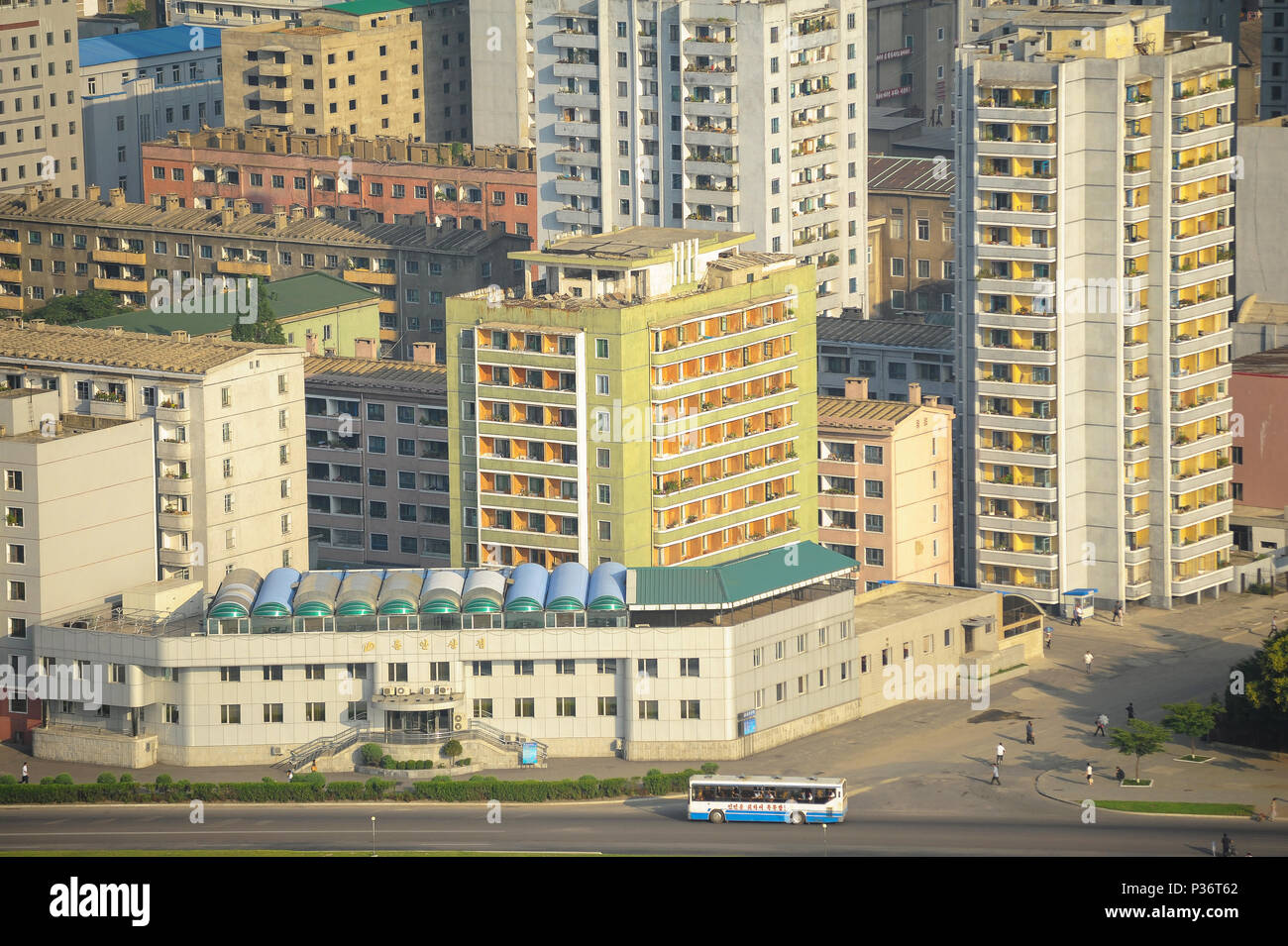 Pjoengjang, North Korea, city view Stock Photo