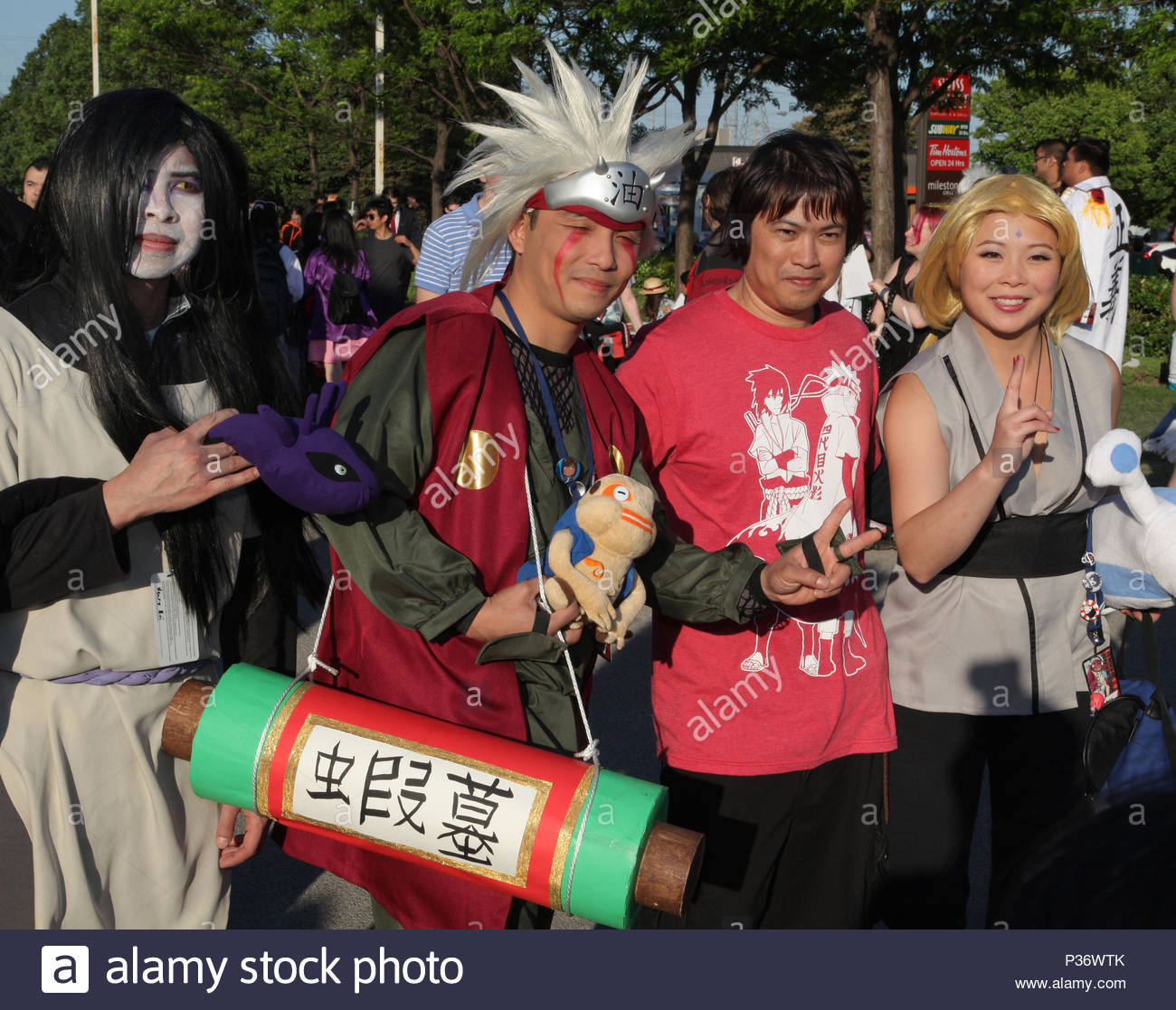 Cosplayers Pose For Photos During The 2015 Anime North Convention At The Toronto Congress Centre In Toronto Ontario Canada The Three Day Event Cele Stock Photo Alamy