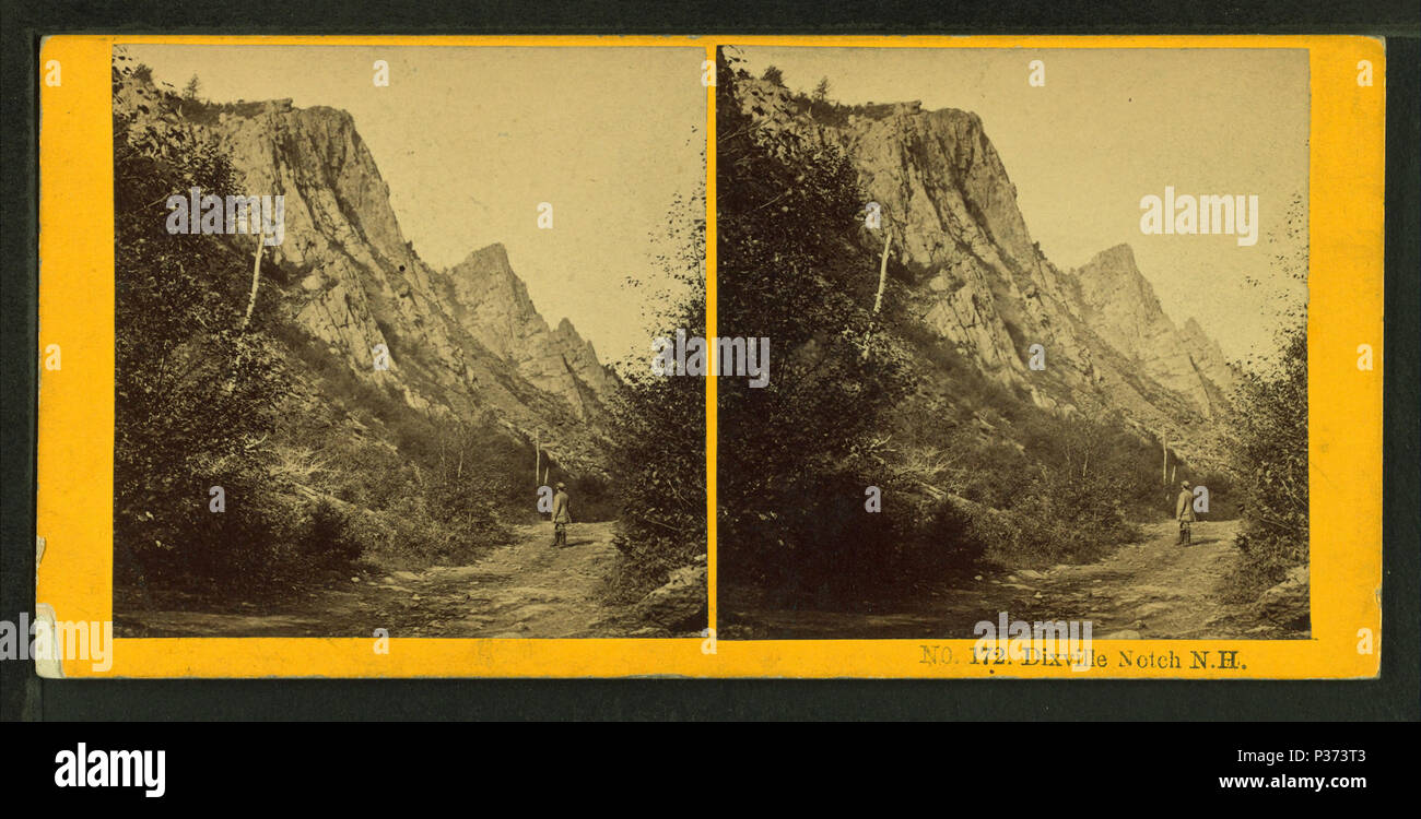87 Dixville Notch, N.H, from Robert N. Dennis collection of stereoscopic views 2 Stock Photo