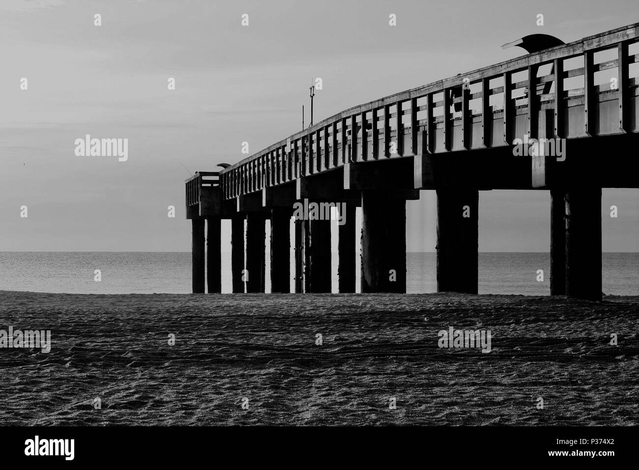 St. Augustine Pier Stock Photo