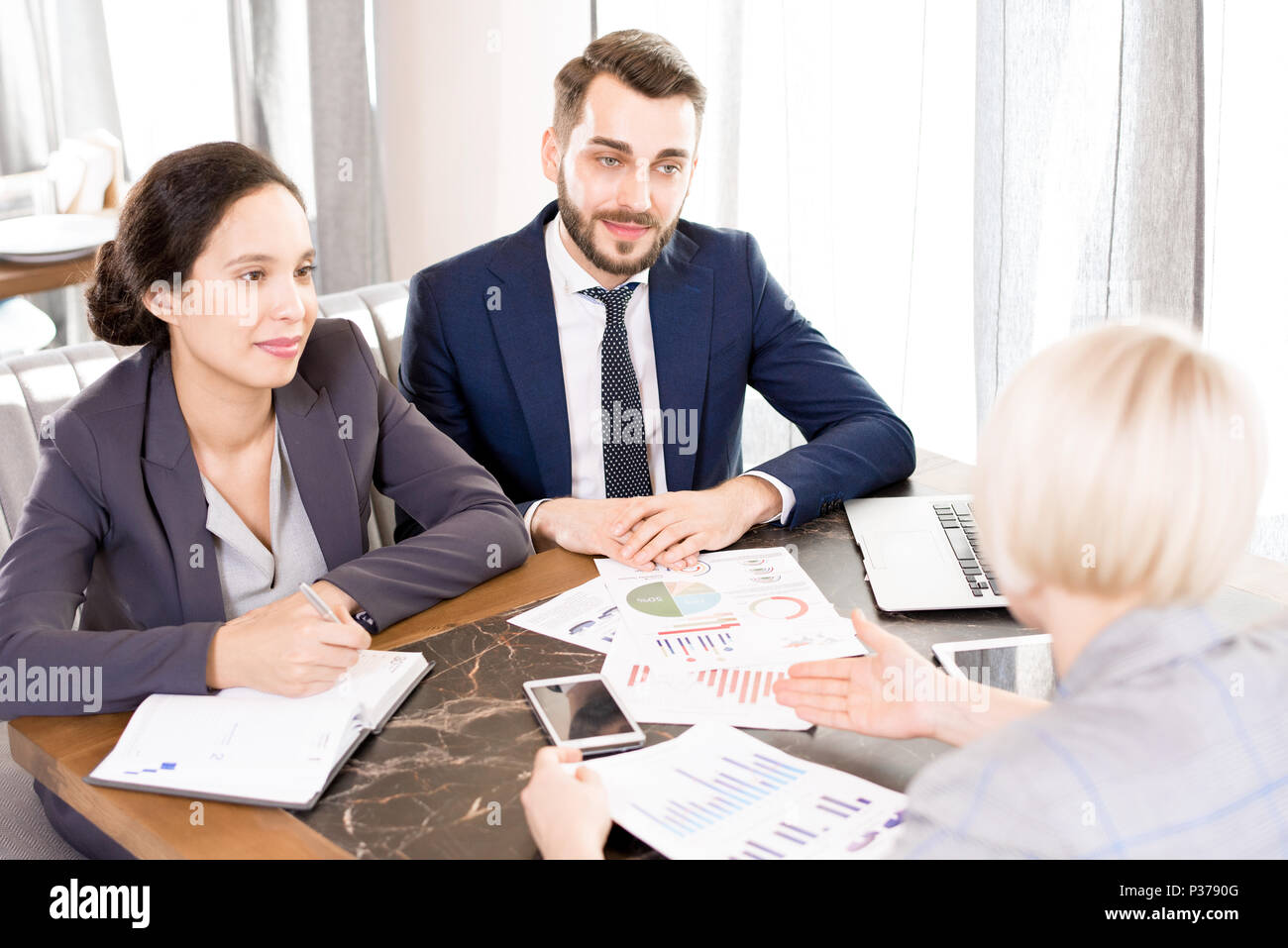Financial advisors hires stock photography and images Alamy