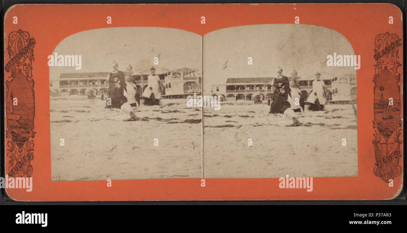 103 Feltman's Hotel. (West Brighton Beach, Coney Island), from Robert N. Dennis collection of stereoscopic views Stock Photo