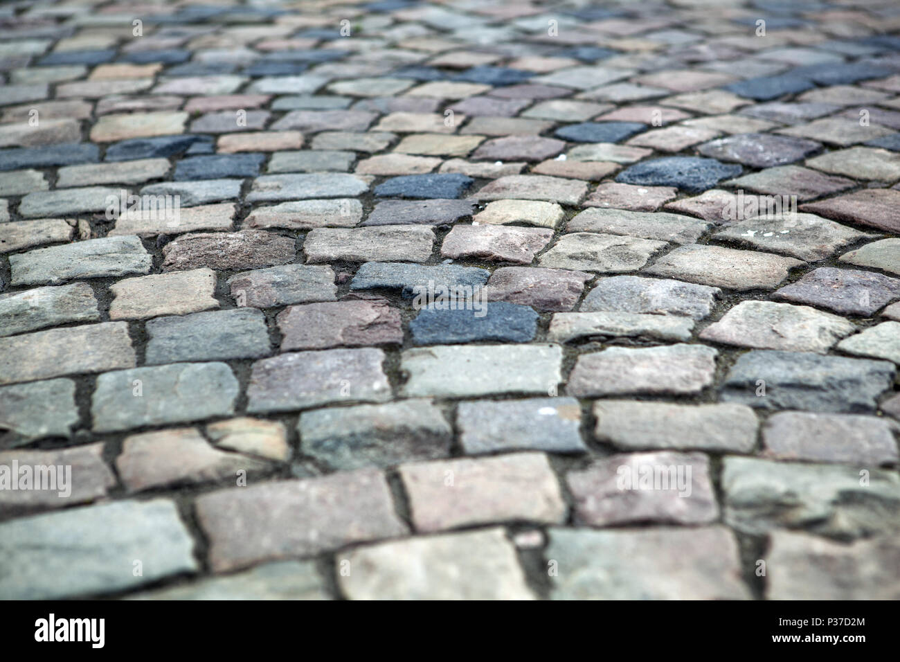 Abstract background of old cobblestone pavement close up Stock Photo ...