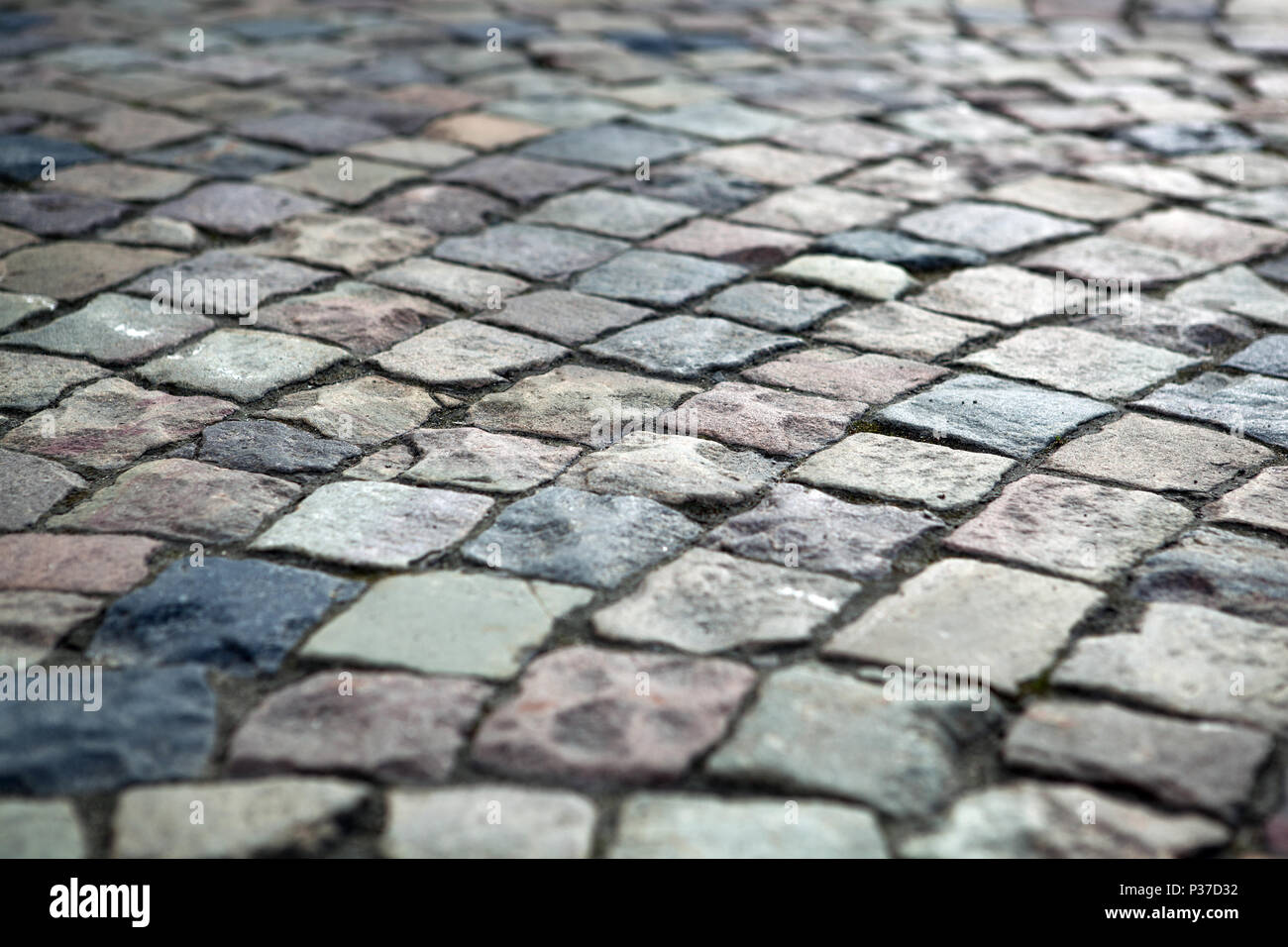 Abstract background of old cobblestone pavement close up Stock Photo ...