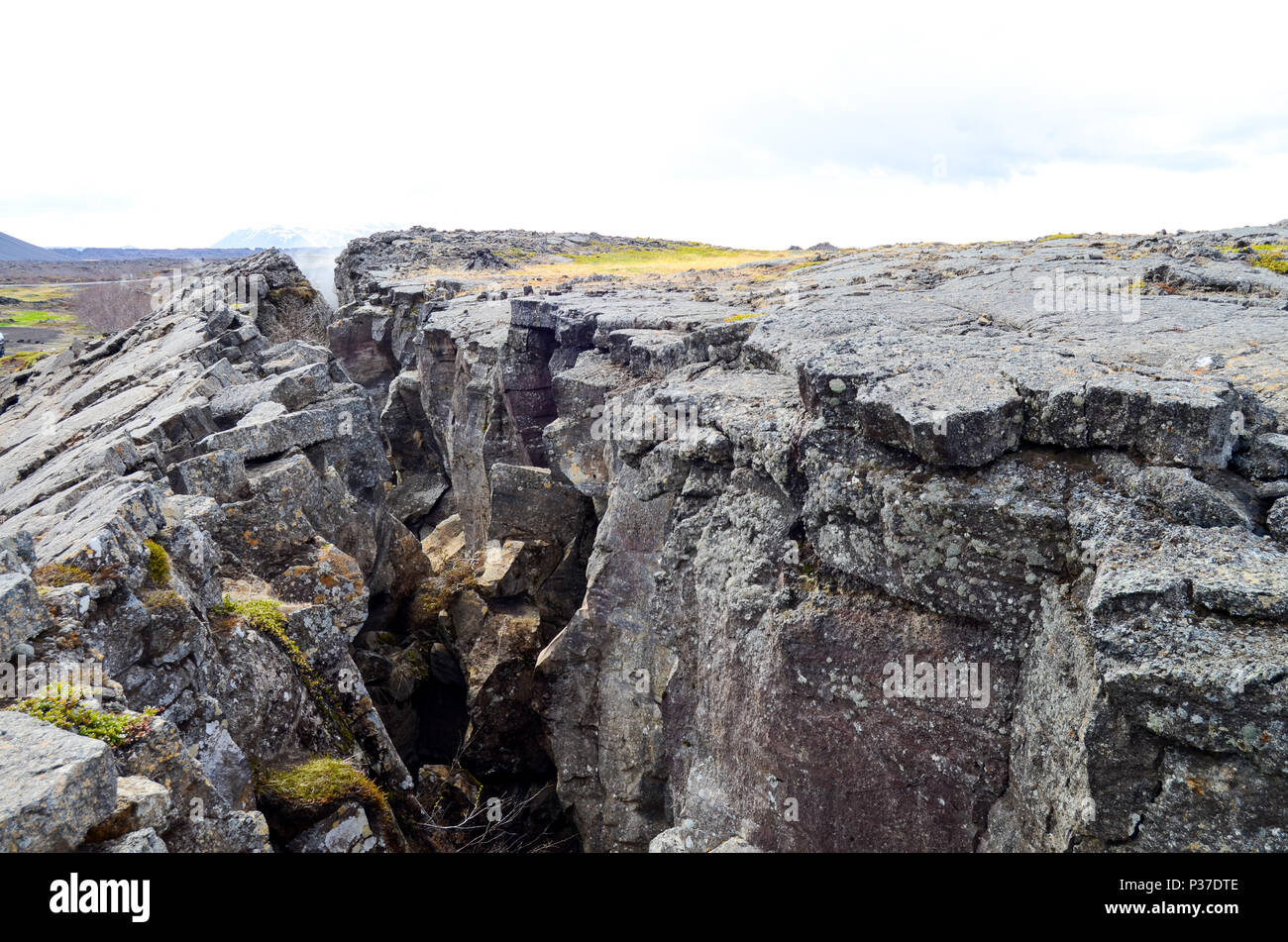 Grjotagja, Iceland Stock Photo