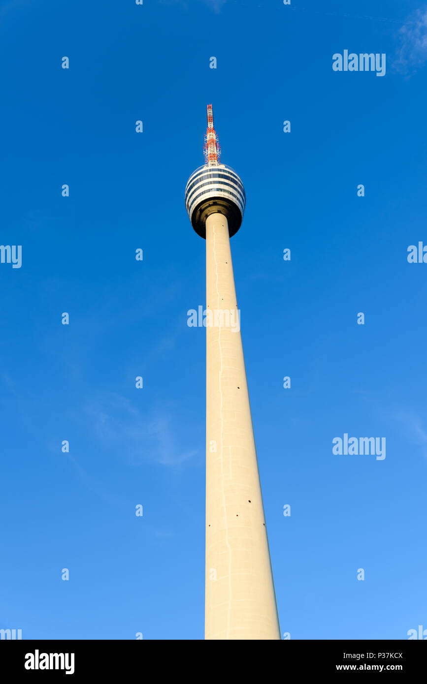TV Tower in Stuttgart, Germany - First TV Tower of the world Stock ...