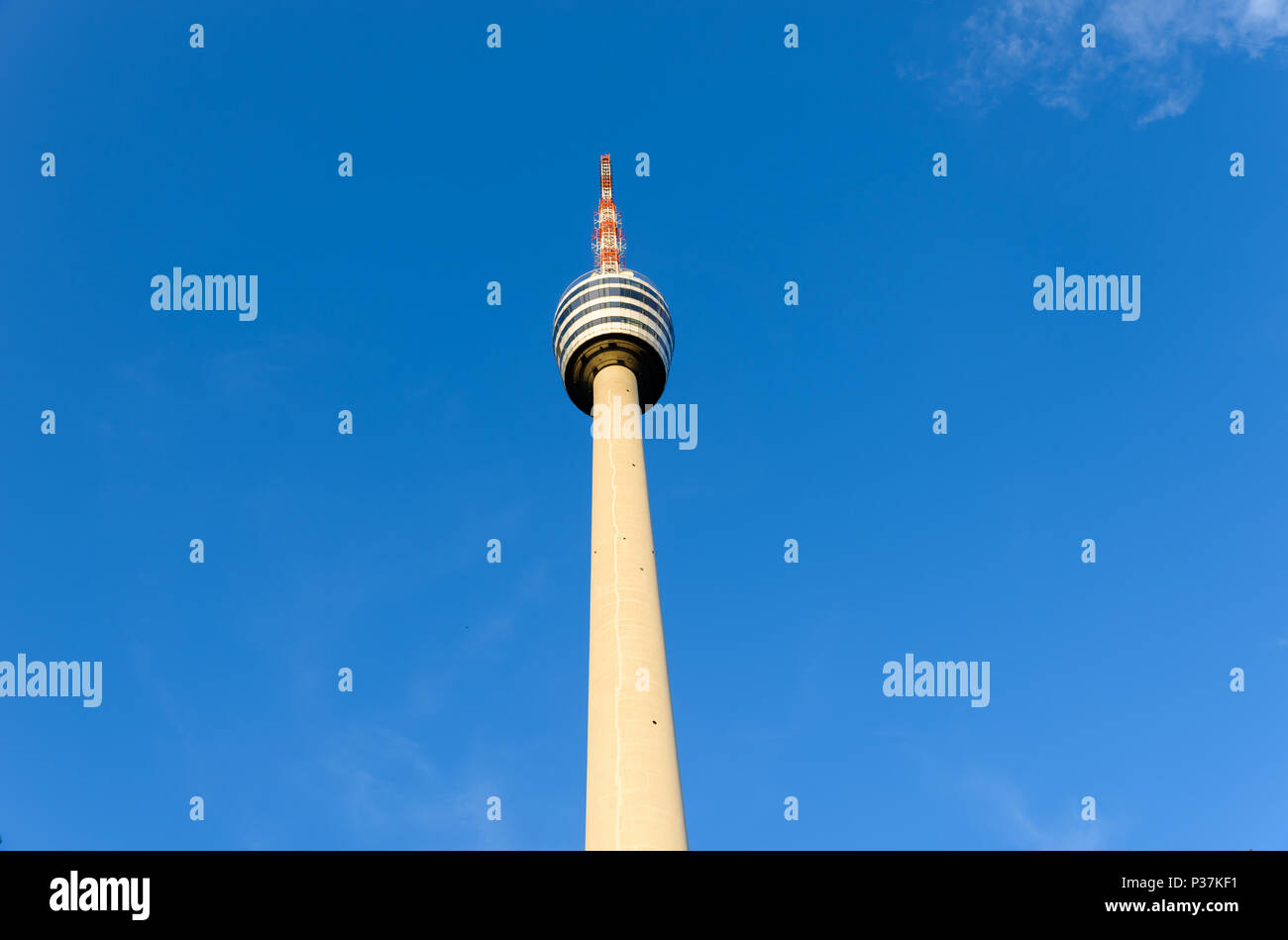 TV Tower in Stuttgart, Germany - First TV Tower of the world Stock ...