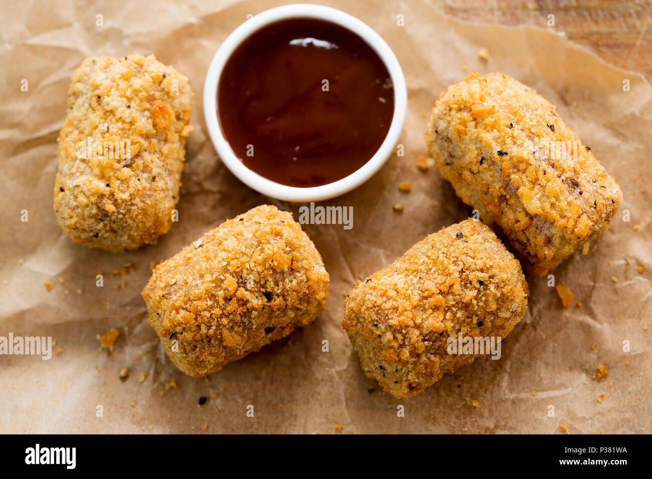 Beef brisket hash with stout brown sauce Stock Photo Alamy