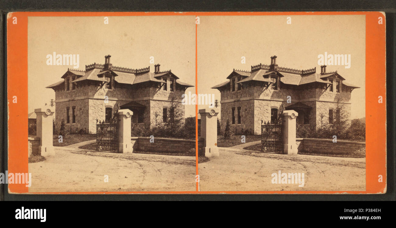 123 Germantown, Philadelphia, by Newell, R., d. 1897 Stock Photo