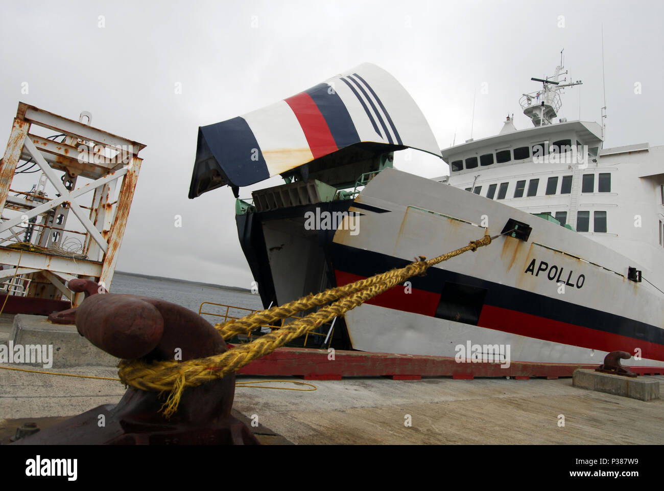 Saint Barbe, Canada, ferry to Labrador Stock Photo Alamy